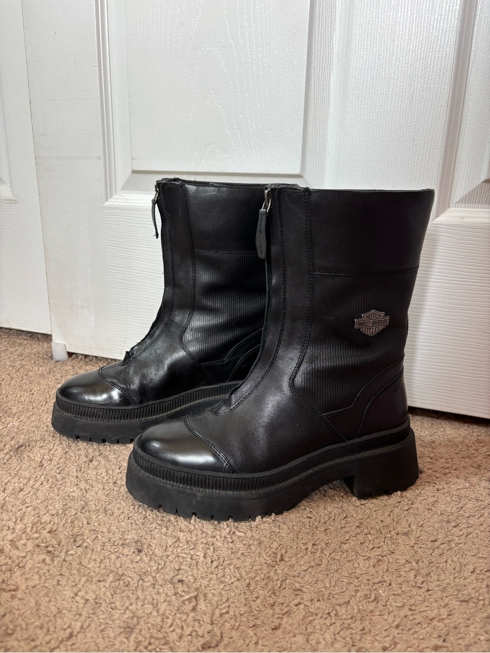 Harley Davidson Women’s Leather Motorcycle Boots